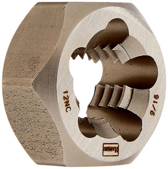 Picture of Irwin® 9/16"-12 Nc Die High Carbon Steel Part# - 7248Zr