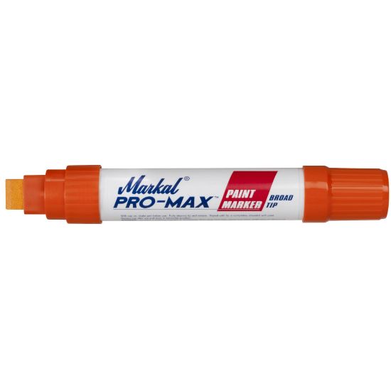 Picture of Markal® Pro Max Orange Permanentmarker 1/2" Nib Part# - 90904