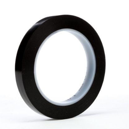 Picture of 3M™ 3M Vinyl Tape 471  Black  3/8 In X 36 Yd 5.2 Mil Part# - 7100049360