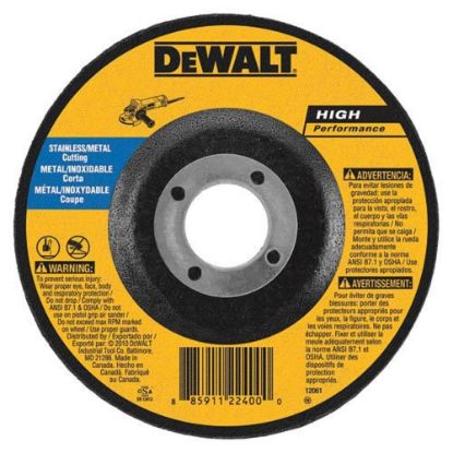 Picture of Dewalt® 6" X.045 X 7/8" Cfree Thin Cutoff Wheel  Dcw Part# - Dw8426S