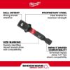 Picture of Milwaukee® Tool Shockwave 1/4" Hex Shanksckt Adptr Set Part# - 48-32-5033