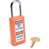 Picture of Master Lock® Org Zenex Safety Pl 1-1/2In W 1-1/2In Shckl Ka Part# - 410Kaorj