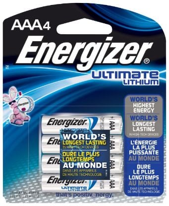 Picture of Energizer® Enr L92Sbp-4.H6 Lith Aaa4 Sens Emod Part# - L92Sbp-4