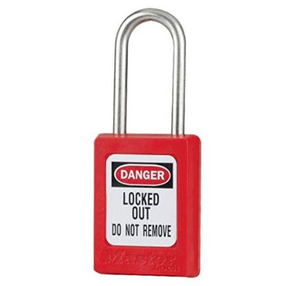 Picture of Master Lock® Padlock  Xenoy  1-1/2" Keyed Different  Red Part# - S31Kd-Red