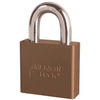 Picture of American Lock Aluminum Padlock Duranodic Master Keye Part# - A1305Kamkbrn-M403