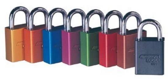 Picture of American Lock Green Alum Safety Padlock  Key Retain Part# - A1106Nrgrn