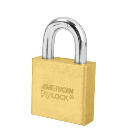 Picture of American Lock Keyed Alike 5Pin Brass Body Restricted Part# - A5570Kawr2-02806