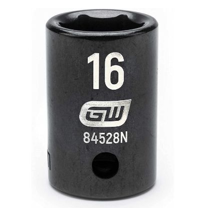 Picture of Gearwrench® 1/2" Drive 6 Point Stanimpact Met Socket 16Mm Part# - 84528N