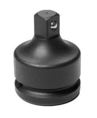 Picture of Grey Pneumatic 3/4" Female X 1" Male Adapter W/ Locking Pin Part# - 3009Al