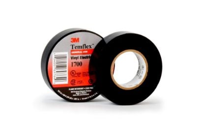 Picture of 3M™ 3M Temflex 1700  Black 3/4In X 36Yd Part# - 7010398360