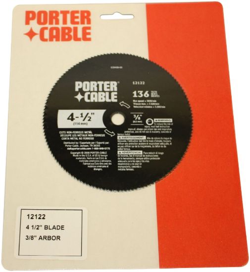 Picture of Porter Cable 4-1/2"X3/8" Circular Sawblade Metal Lamin Part# - 12122