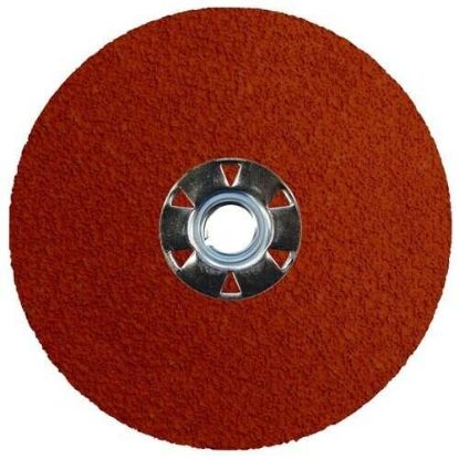 Picture of Weiler® 5" Tiger Ceramic Rfd 24Cgrit  5/8"-11 Unc Part# - 69887