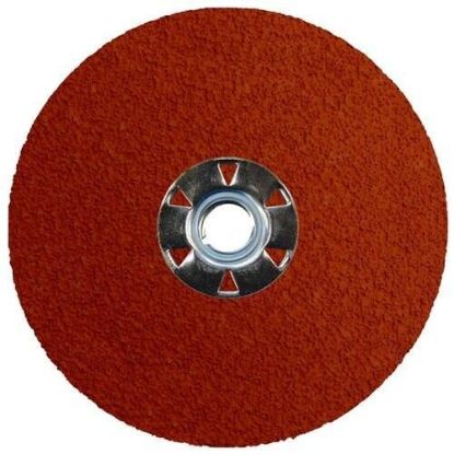 Picture of Weiler® 5" Tiger Ceramic Rfd 50Cgrit  5/8"-11 Unc Part# - 69889