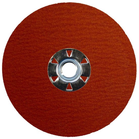 Picture of Weiler® 5" Tiger Ceramic Rfd 80Cgrit  5/8"-11 Unc Part# - 69891