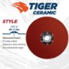 Picture of Weiler® 5" Tiger Ceramic Rfd 80Cgrit  5/8"-11 Unc Part# - 69891