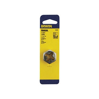 Picture of Irwin® Die 7/16-14Nc1 Hex Carde Part# - 9439