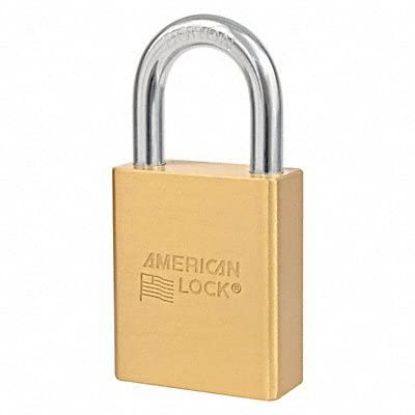 Picture of American Lock 1-3/4" Solid Br Door Keypad W/ 1-1/8" Shckl Part# - A3650D045