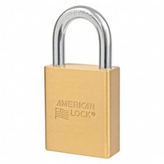 Picture of American Lock 1-3/4" Solid Br Door Keypad W/ 1-1/8" Shckl Part# - A3650D285