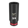 Picture of Milwaukee® Tool 3/8 Dr 3/4 Deep Impact Socket Part# - 49-66-6125