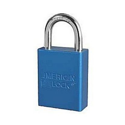 Picture of American Lock Blue Safety Padlock Keyed Alike F/Coded Sec Part# - A1105Kablu-08170