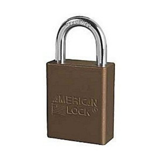 Picture of American Lock 5 Pin Brown Safety Lock-Out Padlock Keyed Alike Part# - A1105Kabrn-25372