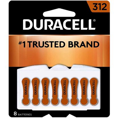 Picture of Duracell Duracell Hearing Aid Size 312 8Pk Part# - Durda312B8Zm09