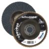 Picture of Weiler® 4" Wolv. Angled Phenolicback 60Z 5/8 Arbor Hole Part# - 31339