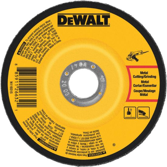 Picture of Dewalt® 4" X 1/4" X 5/8" Metal Grinding Wheel Part# - Dwa4500