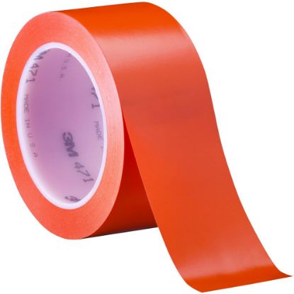 Picture of 3M™ Vinyl Tape  Orange 2 Inx36 Yd 5.2 Mil Part# - 7000028854