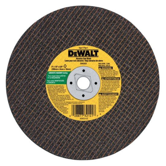 Picture of Dewalt® 8"X1/8" Concrete Abrasive Saw Blade Part# - Dw3532