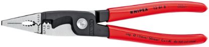 Picture of Knipex 8" Elect Inst Plier 10 14 Awg Wire Stripper Part# - 13818