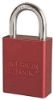 Picture of American Lock Red Safety Lock-Out Padlock Keyed Alike Part# - A1105Kared-09278