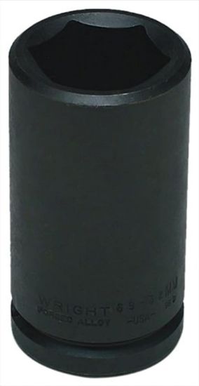 Picture of Wright Tool 30Mm 3/4" Drive 6 Pointdeep Metric Imp. Socket Part# - 69-30Mm