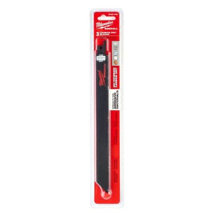 Picture of Milwaukee® Tool 9"Tc Sawzall Blade 3 Pak Part# - 48-00-1430