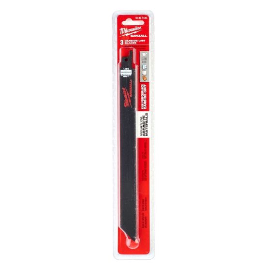 Picture of Milwaukee® Tool 9"Tc Sawzall Blade 3 Pak Part# - 48-00-1430