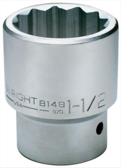 Picture of Wright Tool 1-5/16" 1"Dr 12-Pt. Standard Socket Part# - 8142