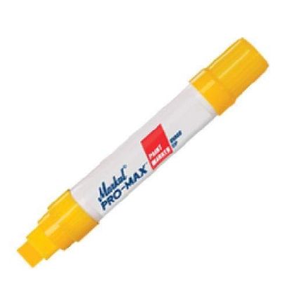 Picture of Markal® Pro Max White Permanentmarker 1/2" Nib Part# - 90900