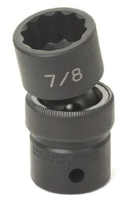 Picture of Grey Pneumatic 1/2" Drive X 1-1/4" Standard Universal- 12 Point Part# - 2140U