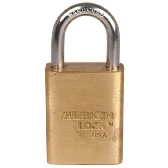 Picture of American Lock Solid Brass Padlock Keyed Alike Part# - A5530Ka-22385