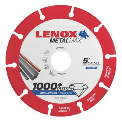 Picture of Lenox® Lenox Diam Cutoff Wh Ag5" X 7/8"  Angle Grinder Part# - 1972922