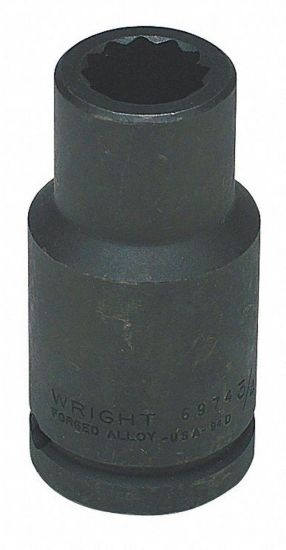 Picture of Wright Tool 3/4" Dr. 12 Pt. Deep Impact Socket Part# - 6982