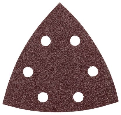 Picture of Bosch Power Tools Red Detail Sanding Triangle- 40-Grit (5Pk) Part# - Sdtr040