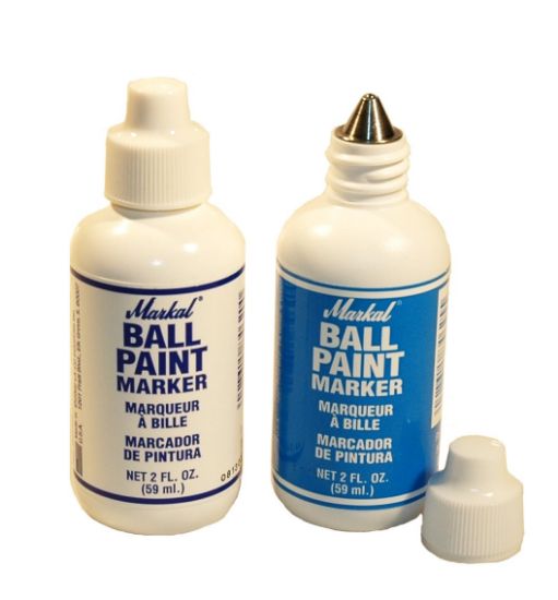 Picture of Markal® Ball Paint Marker  White Part# - 84620