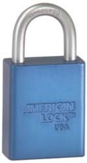 Picture of American Lock Black Safety Padlock Keyed Alike Aluminum Part# - A1105Kablk-22427