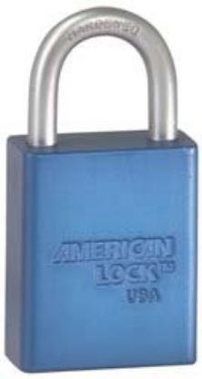 Picture of American Lock Black Safety Padlock Keyed Alike Aluminum Part# - A1105Kablk-22487