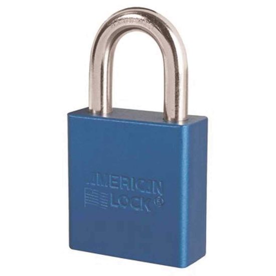 Picture of American Lock 5-Pin Tumbler Padlock Part# - A1205Blu