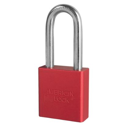 Picture of American Lock 6 Pin Red Safety Lock-Out Padlock Keyed Alike Part# - A1266Kared-88096