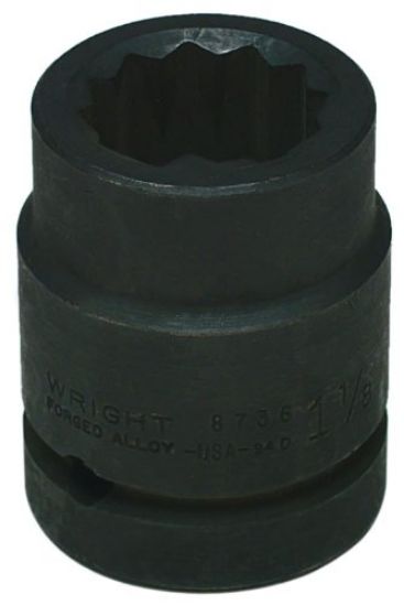 Picture of Wright Tool 1" Dr. 12 Pt. Impact Socket Part# - 8724