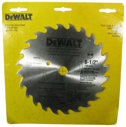 Picture of Dewalt® 6-1/2" 18T Steel Fast Cu Part# - Dw3310