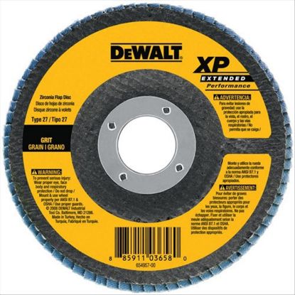 Picture of Dewalt® 4-1/2" X 7/8" Z80 T27 Xpflap Disc Part# - Dw8252